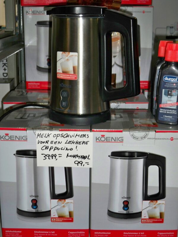 Melkopschuimer Koenig Type BO-2140 INOX