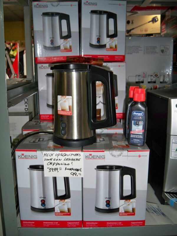 Melkopschuimer Koenig Type BO-2140 INOX