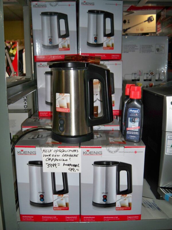 Melkopschuimer Koenig Type BO-2140 INOX