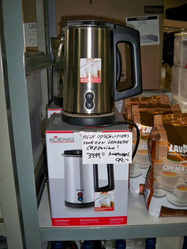 Melkopschuimer Koenig Type BO-2140 INOX