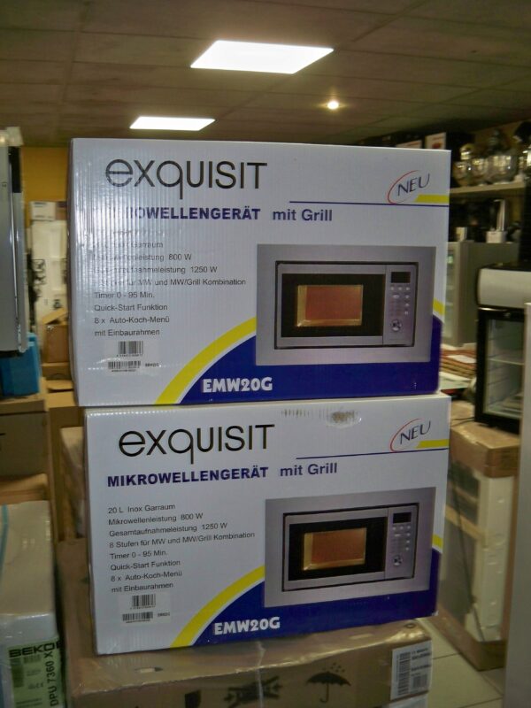 Microgolfoven inbouw + grill Exquisite type EMW-20G