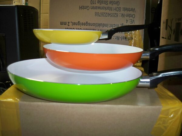 Pannenset keramisch 3 delig Bratmaxx