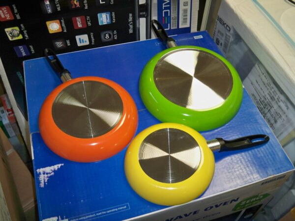 Pannenset keramisch 3 delig Bratmaxx