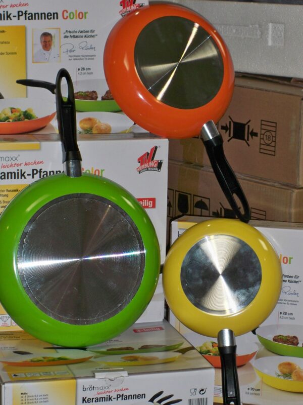 Pannenset keramisch 3 delig Bratmaxx