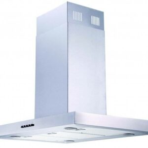 Eiland dampkap 90 cm INOX