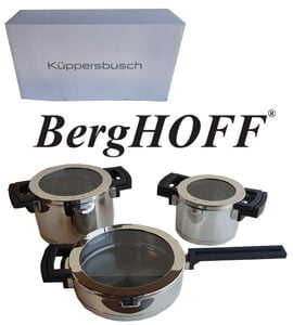 Berghoff Kuppersbusch Kookpotten set 6 delig