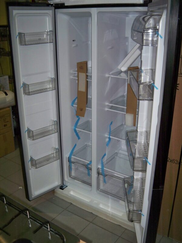 Koelkasten Side by Side 90 cm breed NOFROST Donker INOX Exquisite type SBS 135-4 X A+