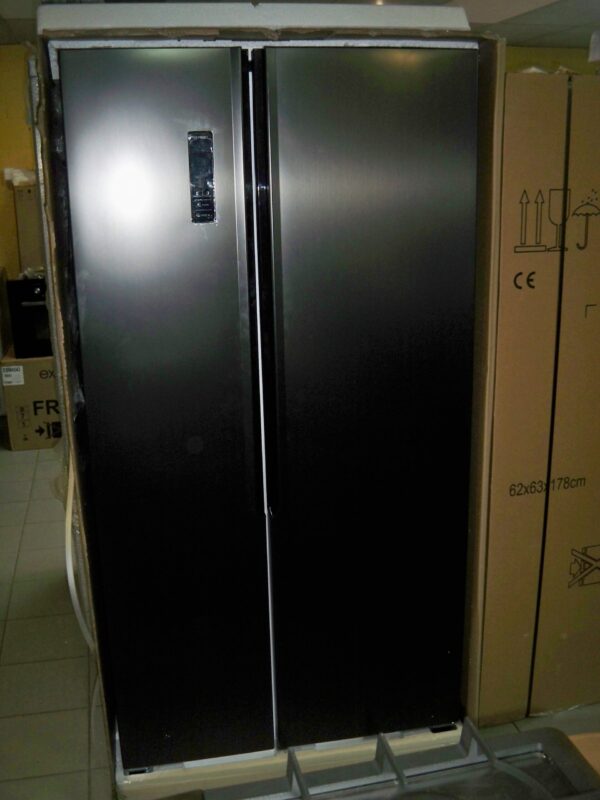 Koelkasten Side by Side 90 cm breed NOFROST Donker INOX Exquisite type SBS 135-4 X A+
