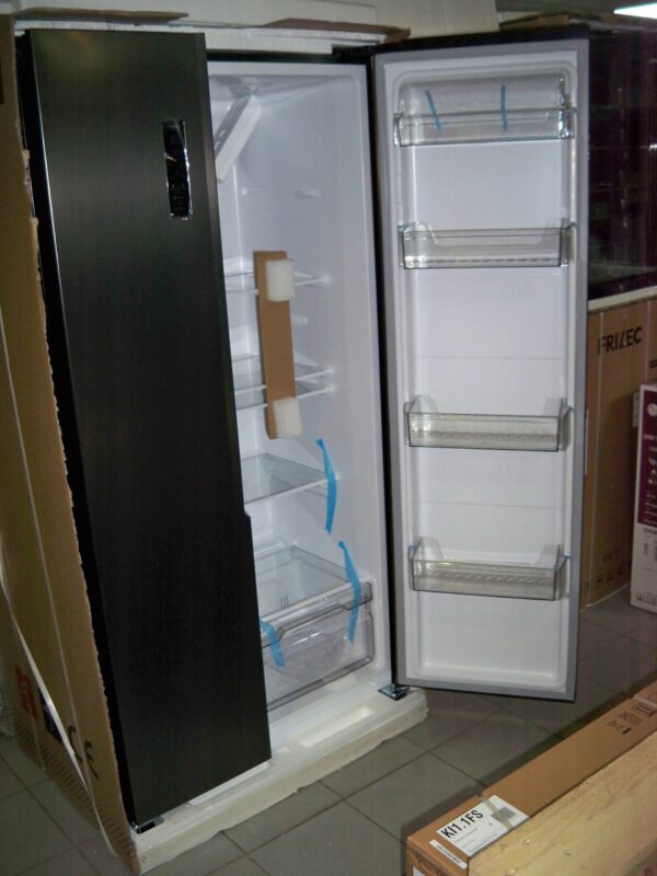 Koelkasten Side by Side 90 cm breed NOFROST Donker INOX Exquisite type SBS 135-4 X A+