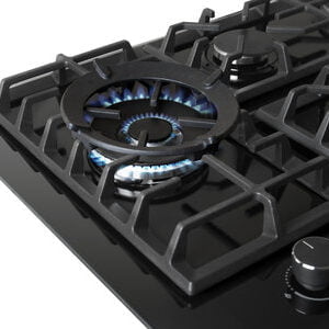 Gas kookplaat inbouw 70 cm Aardgas/butaan