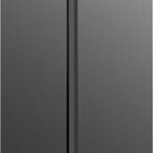 Exquisit CDJ445-041EG - Amerikaanse koelkast - Met Display - 5 Jaar Garantie - Ice-Twister - Snelvries functie - No Frost - 442 Liter - Inox